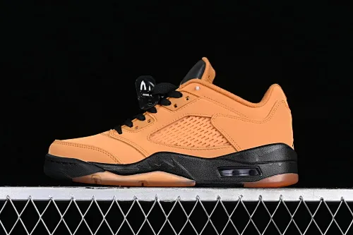 All categories Air Jordan Jordan series basketball shoes Air Jordan 5 Z version Air Jordan Retro Low AJ5 Joe 5 wheat yellow low-top basketball shoes DA8016-700